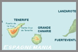 canaries tourisme : consulter la carte des îles